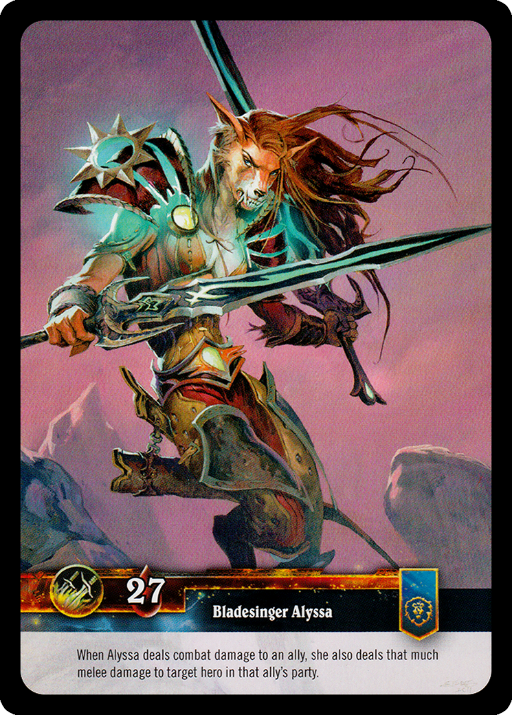 Bladesinger Alyssa 背面